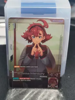 Gundam Card Game Suletta Mercury FIRST COMBAT Top 16 TCG Exclusive Promo English - Image 1