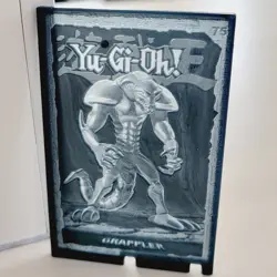 1996 Kazuki Takahashi Yu-Gi-Oh 3d Effect Card Replacement Grappler Vintage - Image 1