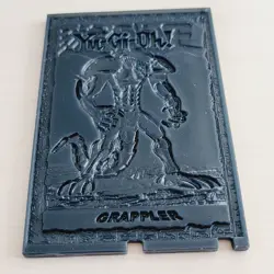 1996 Kazuki Takahashi Yu-Gi-Oh 3d Effect Card Replacement Grappler Vintage - Image 3