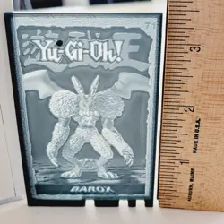 1996 Kazuki Takahashi Yu-Gi-Oh 3d Effect Card Replacement Barox Vintage - Image 2