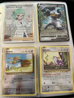 Pokemon 4x4 Card Holder Binder 3 Ring w/ Removable Sleeves 150+ Cards Included - Image 2