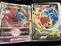 Pokemon 4x4 Card Holder Binder 3 Ring w/ Removable Sleeves 150+ Cards Included - Image 3