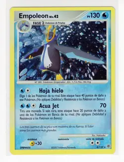 ~ESP~ SPANISH Empoleon Holo Diamond & Pearl 4/130 HTF! Pokemon Card (Z1) - Image 1