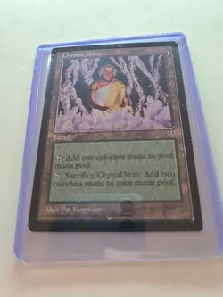 MTG Magic the Gathering 1m Crystal Vein - Mirage Land Card - Image 2