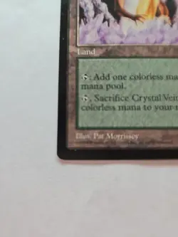 MTG Magic the Gathering 1m Crystal Vein - Mirage Land Card - Image 3