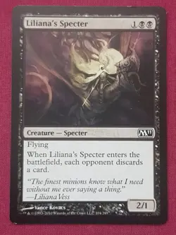 Magic The Gathering 2011 CORE SET M11 LILIANA'S SPECTER black card MTG - Image 1