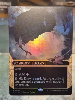0004 Bonders' Enclave FOIL STELLAR SIGHTS BORDERLESS Edge of Eternities MTG Card - Image 1
