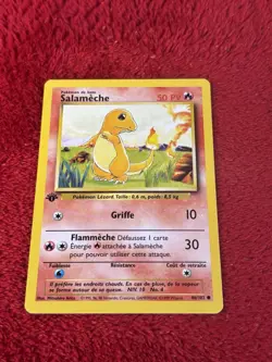 Pokemon 1st Edition French Card Base Set Salameche 46/102 NM - Charmander - Image 5