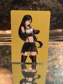 #52 Tifa, Martial Artist Gold Stamped 52/53 Final Fantasy Art Series MTG Card - Image 1