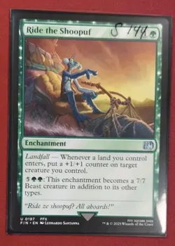 Ride the Shoopuf U 0197 - Final Fantasy MTG Magic The Gathering NM - Image 1