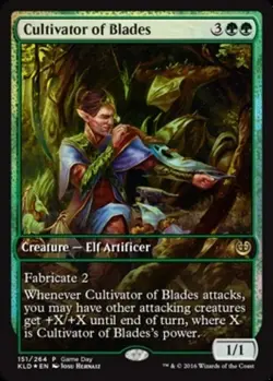 Cultivator of Blades - Game Day Promo - Unique & Misc Promos #151/264 MTG Magic - Image 1