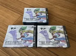 MTG Magic The Gathering Final Fantasy Collector Booster Box Japanese Lot of 3 JP - Image 2