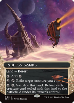 x1 Endless Sands EOS Edge of Eternities Stellar Sights MTG 15 M/NM 1x - Image 1