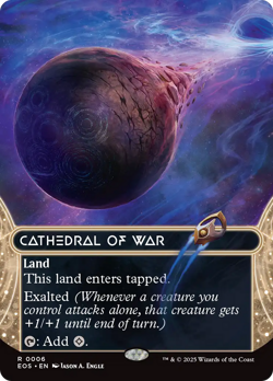 x1 Cathedral of War EOS Edge of Eternities Stellar Sights MTG 6 M/NM 1x - Image 1