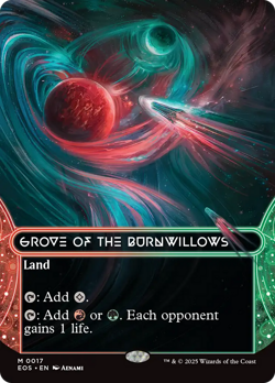 x1 Grove of the Burnwillows EOS Edge of Eternities Stellar Sights MTG 17 M/NM 1x - Image 1