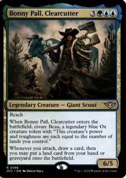 Bonny Pall, Clearcutter (196) R Outlaws of Thunder Junction NM MTG - Image 1