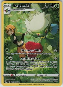 Roserade Ultra Rare SWSH11: Lost Origin Trainer Gallery TG02/TG30 Pokemon - Image 1