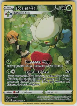 Roserade Ultra Rare SWSH11: Lost Origin Trainer Gallery TG02/TG30 Pokemon - Image 1
