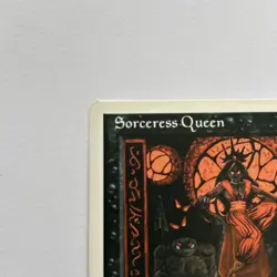 MTG - Sorceress Queen - Alternate 4th Fourth Edition - LP - Image 2