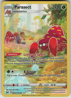 Parasect Ultra Rare SWSH11: Lost Origin Trainer Gallery TG01/TG30 Pokemon - Image 1
