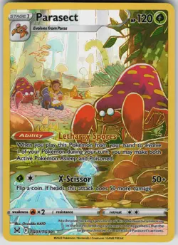 Parasect Ultra Rare SWSH11: Lost Origin Trainer Gallery TG01/TG30 Pokemon - Image 1