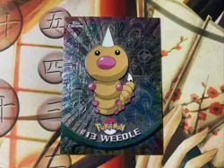 2000 TOPPS Chrome POKEMON Series 1-WEEDLE NM - Image 1