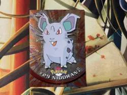 2000 TOPPS Chrome POKEMON Series 1- NIDORAN NM - Image 1