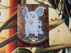 2000 TOPPS Chrome POKEMON Series 1- NIDORAN NM - Image 2