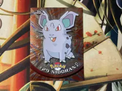2000 TOPPS Chrome POKEMON Series 1- NIDORAN NM - Image 3