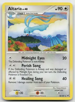 Pokemon tcg Platinum #18/127 Altaria Lightly played - Image 1
