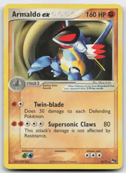 Pokemon tcg POP Series 1 #016/017 Armaldo ex (Non-Holo) Moderately played - Image 1
