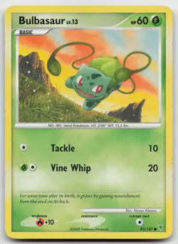 Pokemon tcg Supreme Victors #93 Bulbasaur Moderately played - Image 1