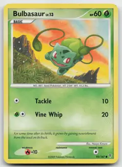 Pokemon tcg Supreme Victors #93 Bulbasaur Moderately played - Image 1