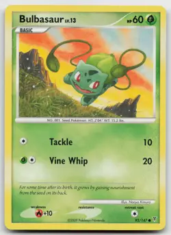 Pokemon tcg Supreme Victors #93 Bulbasaur Moderately played - Image 1
