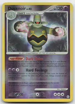 Pokemon tcg Diamond and Pearl #2/130 Dusknoir RH Moderately played - Image 1