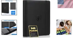 540 Card Capacity Binder - Sleek PU Trading Card Album for MTG, YuGiOh & More - Image 2