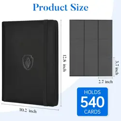 540 Card Capacity Binder - Sleek PU Trading Card Album for MTG, YuGiOh & More - Image 5