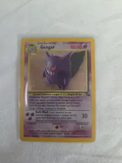 Pokemon Gengar Holo TCG Card 5/62 Fossil Rare Vintage Collectible - Image 2