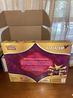 Pokemon TCG Alakazam V Box Factory Sealed 4 Booster Packs with Foil Promo Card - Image 4