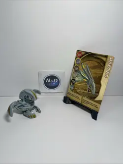 Bakugan Battle Brawlers Gray Haos Wavern 600G W/Card RARE - Image 1