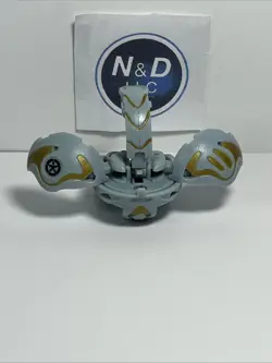 Bakugan Battle Brawlers Gray Haos Wavern 600G W/Card RARE - Image 5