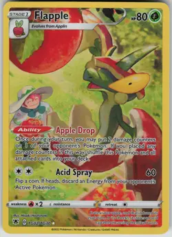 Flapple Ultra Rare SWSH10: Astral Radiance Trainer Gallery TG02/TG30 Pokemon - Image 1