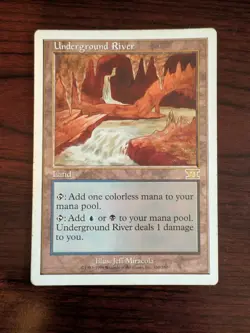 Underground River Classic MTG Core Set 6th Edition Regular - Image 1