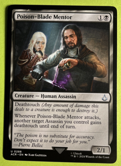Poison-Blade Mentor ACR 288 MTG NM/M Never Played - Image 1