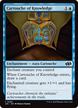 Cartouche of Knowledge - 295 - Foundations Jumpstart- Near Mint - MTG - Image 1