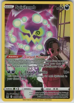 Spiritomb Ultra Rare SWSH11: Lost Origin Trainer Gallery TG09/TG30 Pokemon - Image 1
