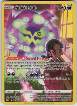 Spiritomb Ultra Rare SWSH11: Lost Origin Trainer Gallery TG09/TG30 Pokemon - Image 1
