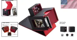 Minimalist MTG Card Storage Box - Protects 100 Cards with Lift-Off Lid & Display - Image 2