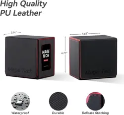 Minimalist MTG Card Storage Box - Protects 100 Cards with Lift-Off Lid & Display - Image 4