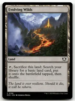 Evolving Wilds 158 MTG Commander: Edge of Eternities C NM - Image 1